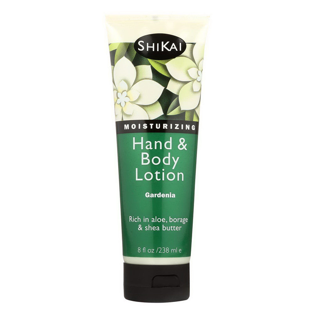 Shikai Moisturizing Hand And Body Lotion Gardenia, 8 Oz